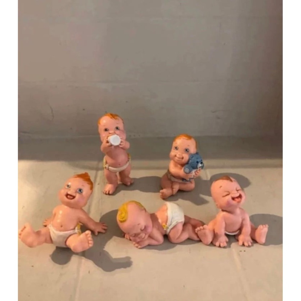 5 Vintage 1990's Magic‎ Diaper Babies Galoob
